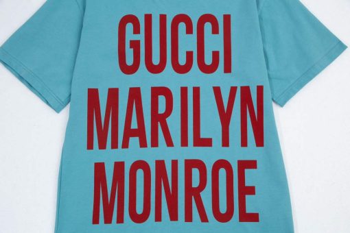 Gucci Logo print cotton jersey Men Women’s T-shirt - Image 5