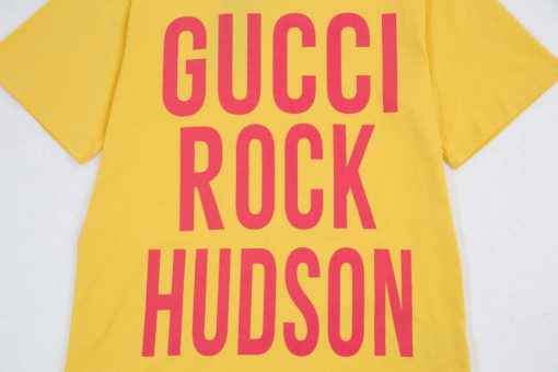 Gucci Logo print cotton jersey Men Women’s T-shirt - Image 5