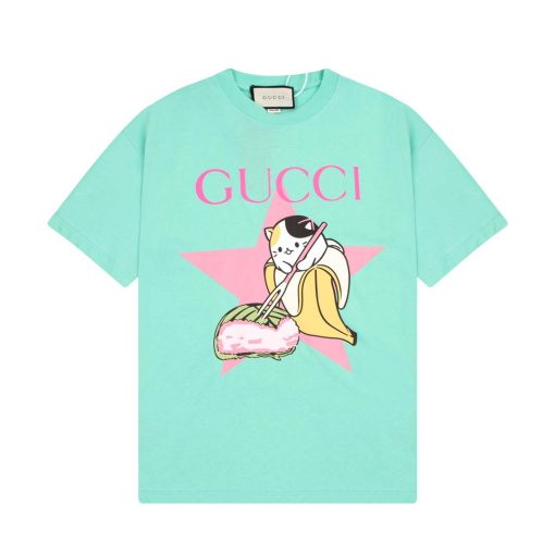 Gucci Logo print cotton jersey Men Women’s T-shirt