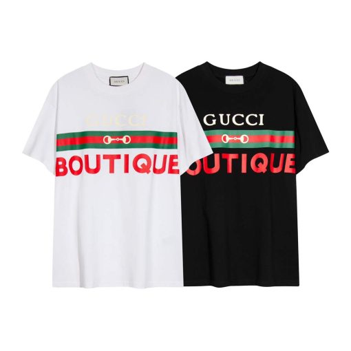 Gucci Logo print cotton jersey Men Women’s T-shirt - Image 9