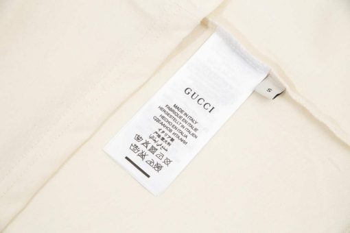 Gucci Logo print cotton jersey Men Women’s T-shirt - Image 9