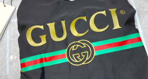 Gucci Sparkling swimsuit with Gucci logo Black - Image 3