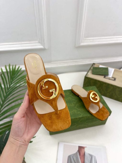 Gucci Women’s Gucci Blondie Thong Sandal - Image 5