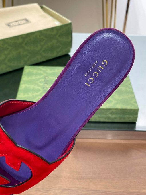 Gucci Women’s Interlocking G cut-out slide sandal - Image 7