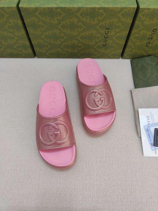 Gucci Women’s Slide With Interlocking G - Image 3