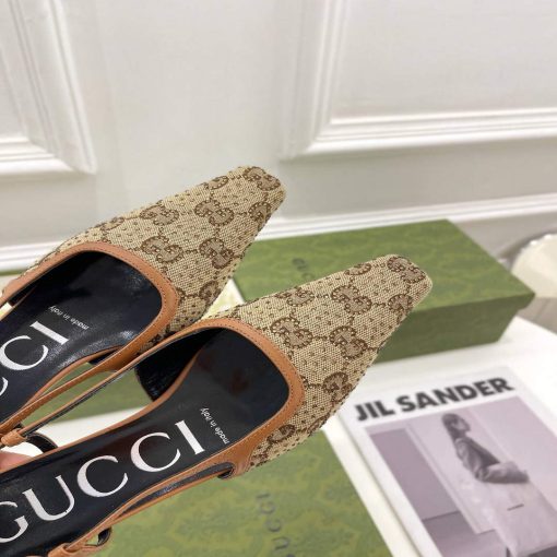 Gucci Women’s Slippers Designer Gucci Sandals Flats Shoes - Image 6