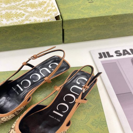 Gucci Women’s Slippers Designer Gucci Sandals Flats Shoes - Image 8