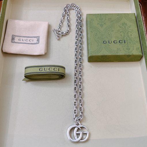 Gucci gg marmont necklace silver - Image 2