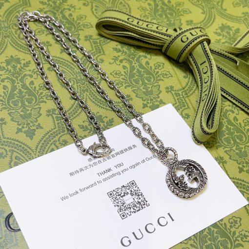 Gucci nterlocking necklace silver - Image 2