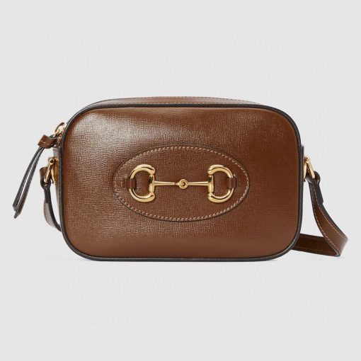 Gucci Horsebit 1955 Mini Shoulder Bag Brown