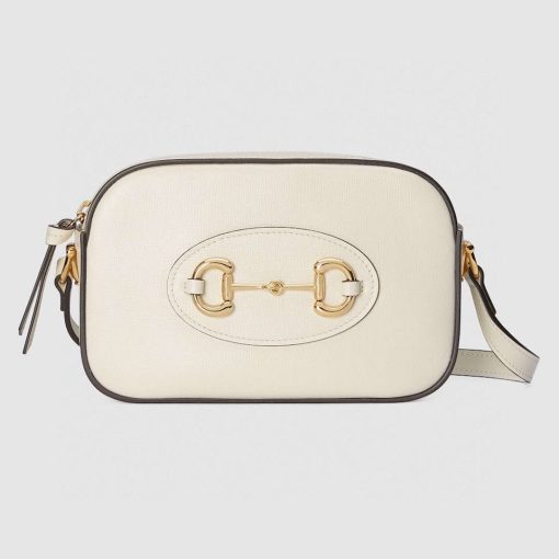 Gucci Horsebit 1955 Mini Shoulder Bag White