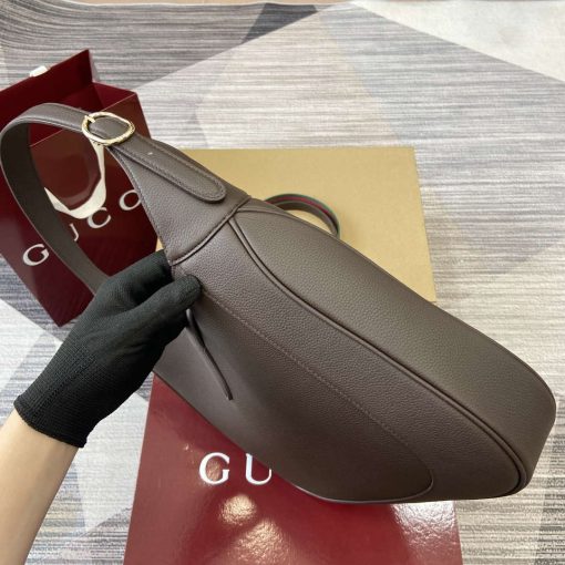 Gucci Jackie Large Shoulder Bag Brown - Image 3