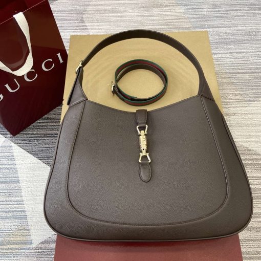 Gucci Jackie Large Shoulder Bag Brown