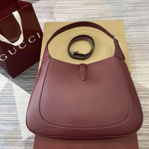 Gucci Jackie Large Shoulder Bag Red - Image 2