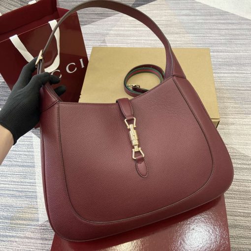 Gucci Jackie Large Shoulder Bag Red - Image 4