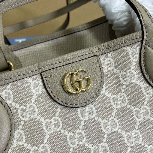 Gucci Ophidia Medium Tote Bag Beige And Oatmeal - Image 10