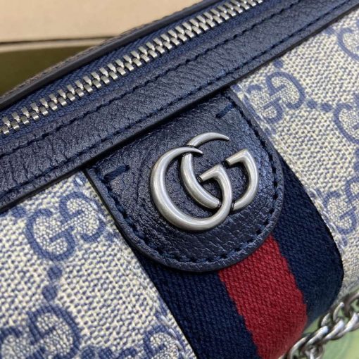 Gucci Ophidia Mini Shoulder Bag Blue - Image 4