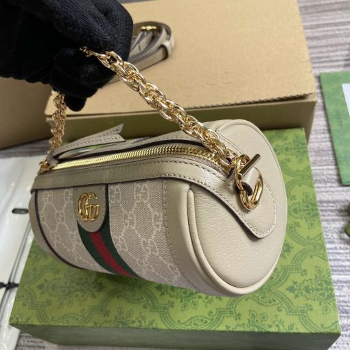 Gucci Ophidia Mini Shoulder Bag Oatmeal - Image 8