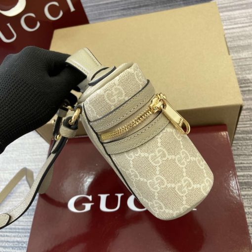 Gucci Ophidia Super Mini Shoulder Bag Oatmeal - Image 3